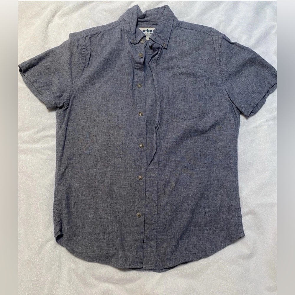 Urban Pipeline Casual Navy Button Down Shirt
